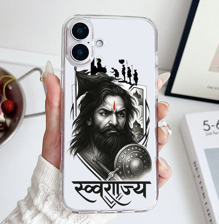 Swarajya Transparent Protective Phone Soft Silicone Case for iPhone.