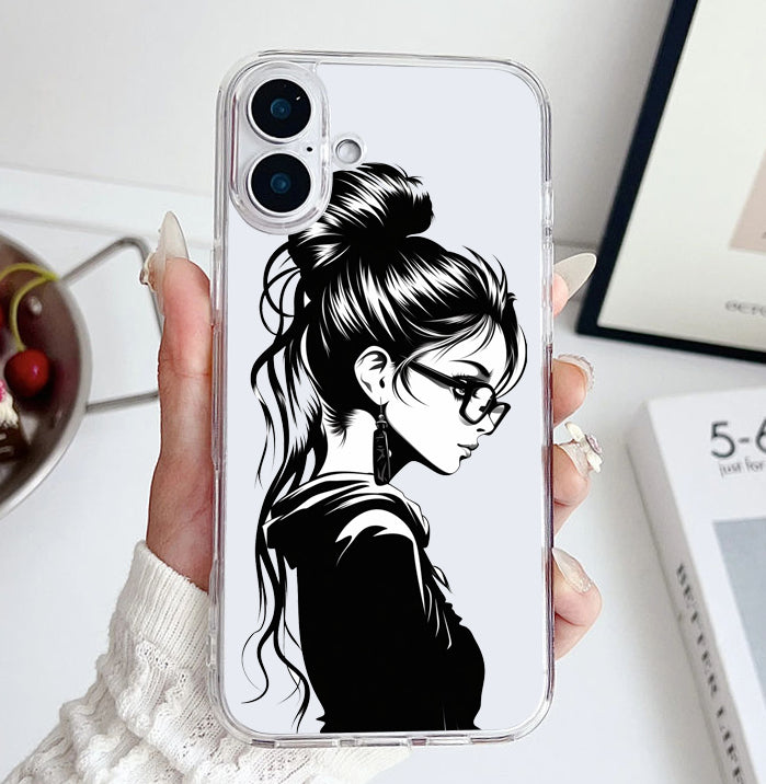 Smarty Transparent Protective Phone Soft Silicone Case for iPhone.